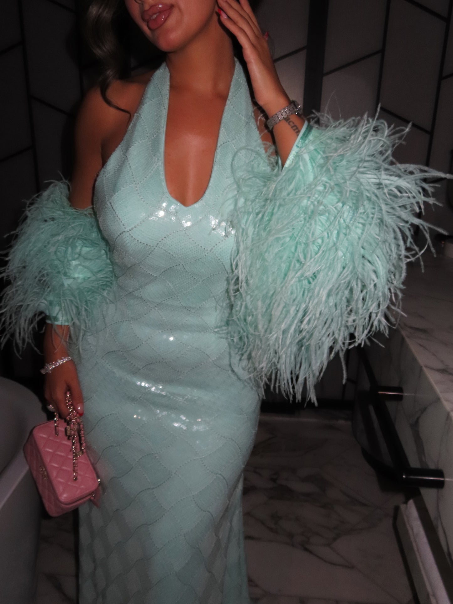 ANGELA in Soft mint